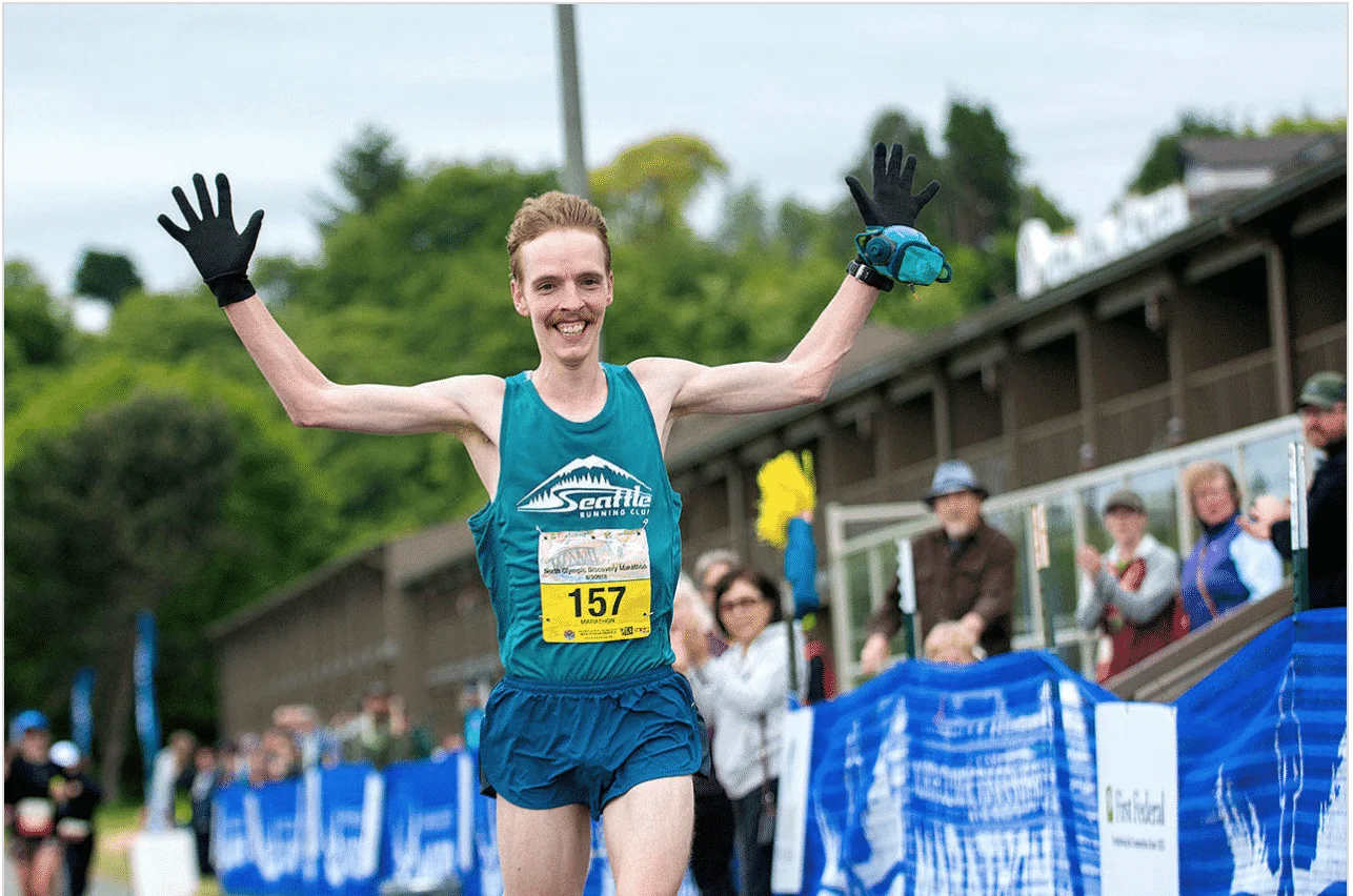 keith laverty marathon finish line