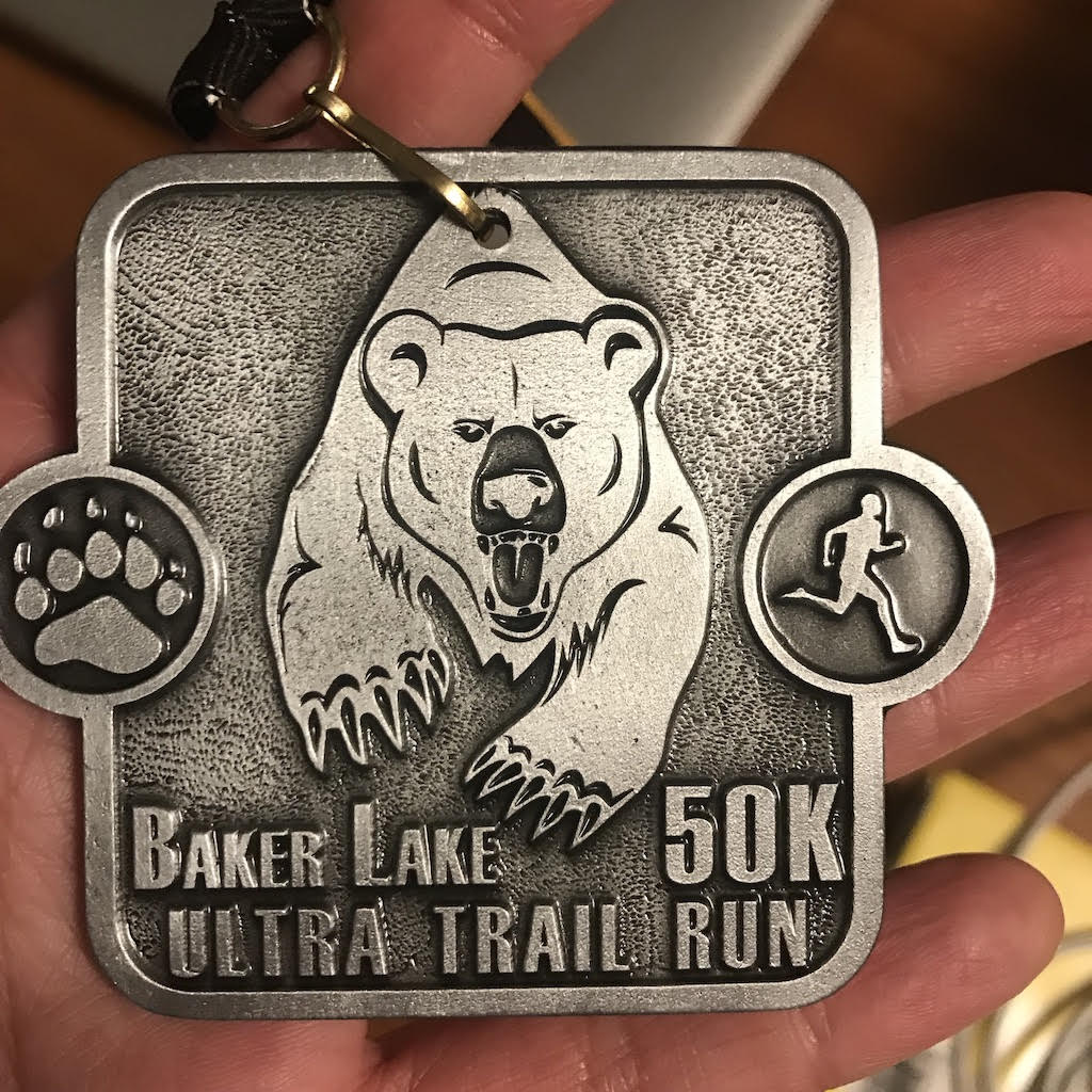 baker lake 50k race report