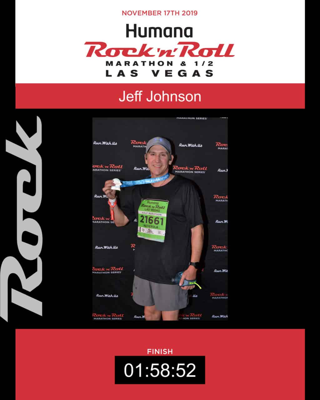 Las Vegas Rock n Roll half marathon race report