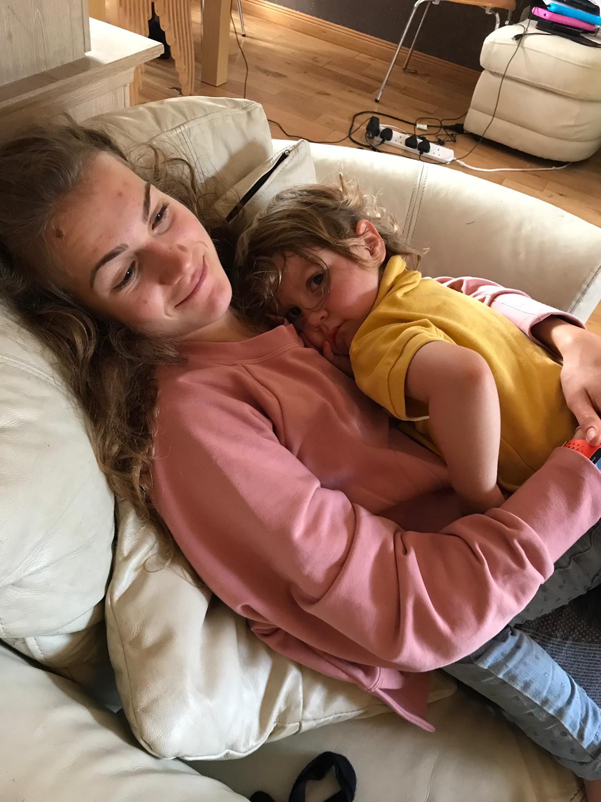 TRR Editor-in-Chief, Ruby Wyles, embracing a rest day on the couch!
