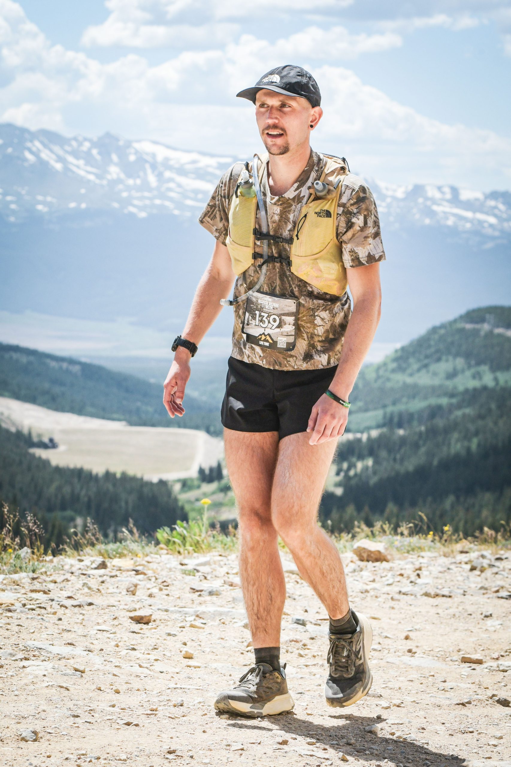 TRR Coach Tanner Amrhien during the Leadville Silver Rush 50 Run. PC: Marathon FOTO