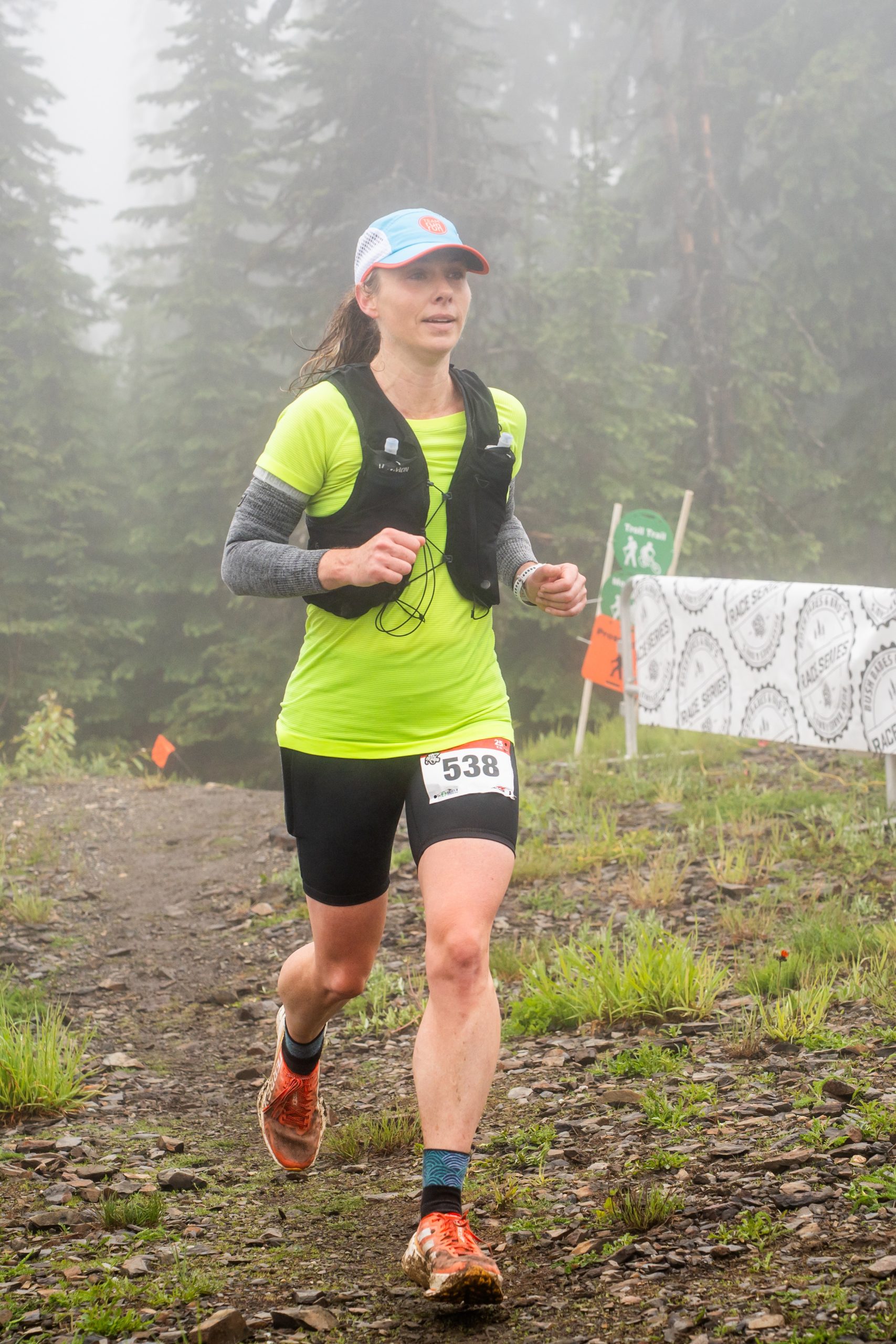TRR Coach Jenn Kozak during the Slay the Dragon 25K race. PC: Vanessa Garrison Photography 